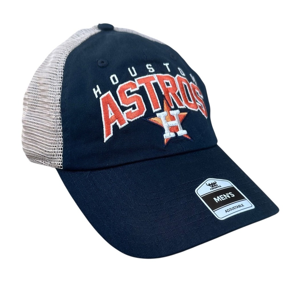 Houston Astros Fan Favorite‎ Men's Adjustable Hat Genuine Merchandise Navy Blue